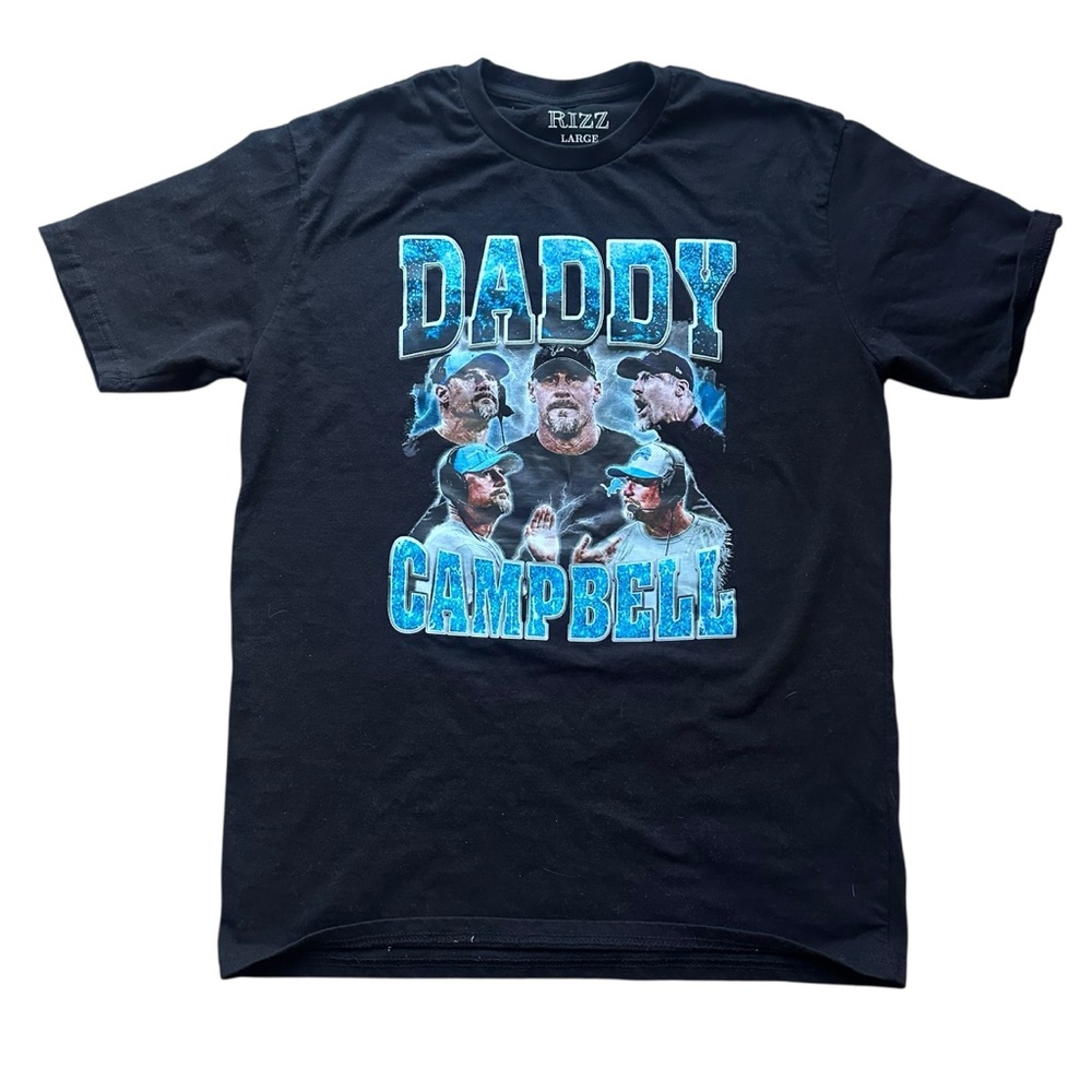 Black Graphic‎ T-Shirt Detroit Lions Size Large